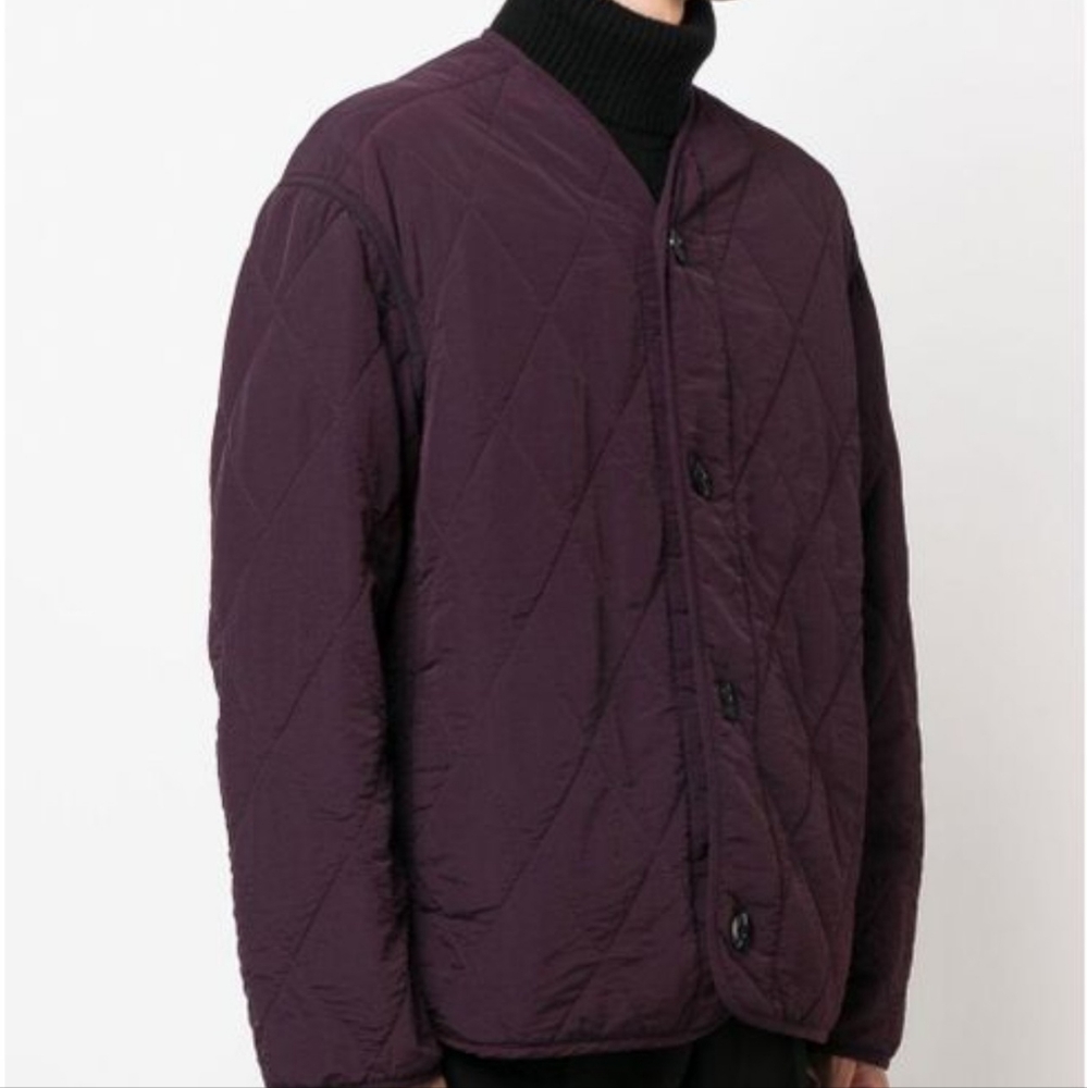 OAMC Oversized Quilted Collarless Jacket